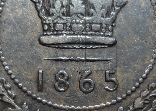 Wide Date, Repunched 6, Even 5