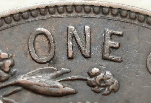 Re-engraved Letters in ONE