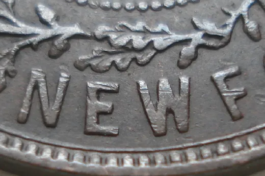 Re-engraved Letters in NEWF