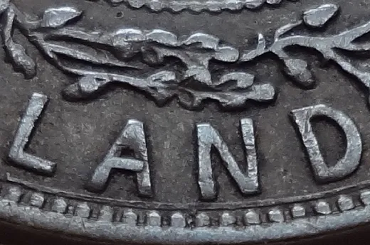Re-engraved Letters in LAND