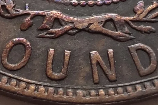 Re-engraved Letters in OUND