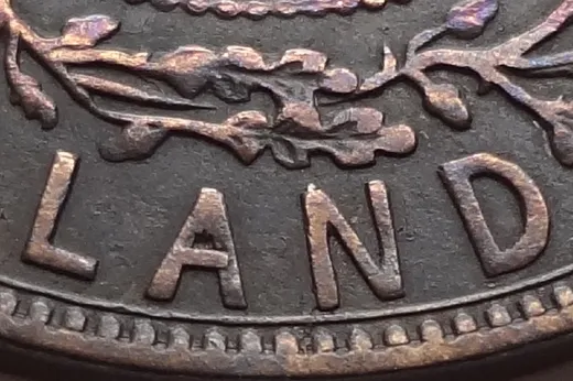 Re-engraved Letters in LAND
