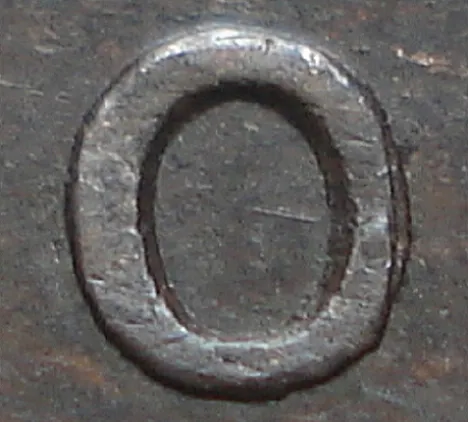 Re-engraved O in ONE