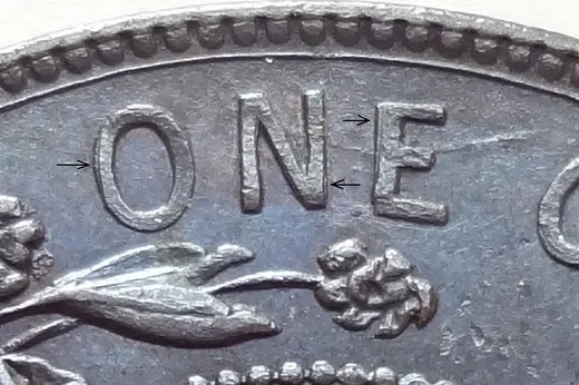 Re-engraved Letters in ONE