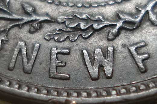Re-engraved Letters in NEWF)