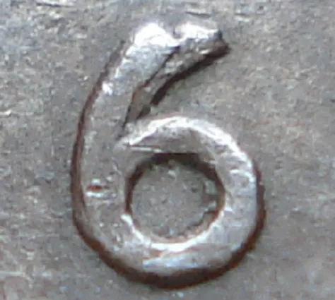 Repunched Short 6 over Tall 6