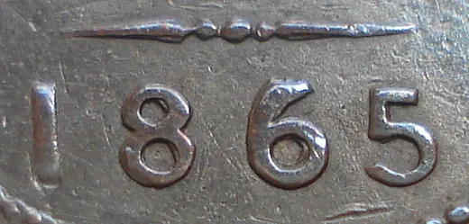 Narrow Date, Repunched 8, 6 & Low 5