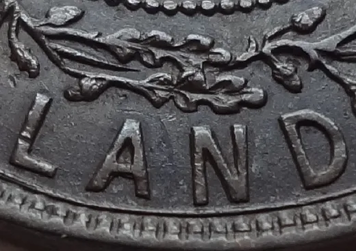 Re-engraved Letters in LAND