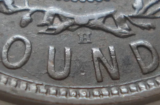 Re-engraved Letters in OUND