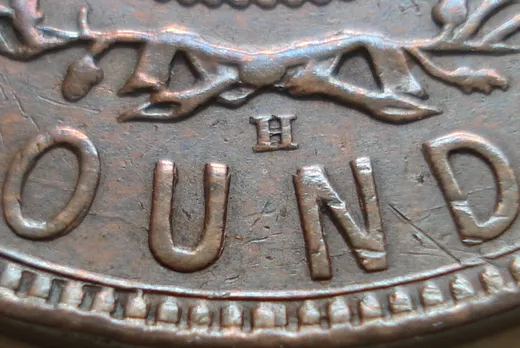 Re-engraved Letters in OUND