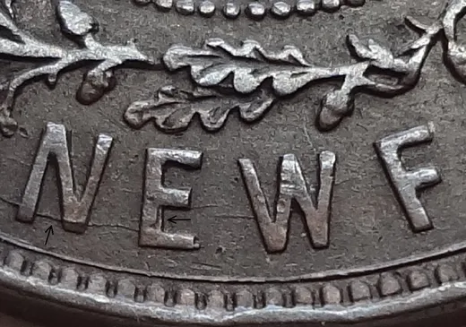 Re-engraved Letters in NEWF