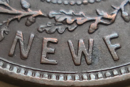 Re-engraved Letters in NEWF