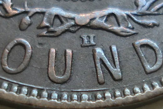 Re-engraved Letters in OUND
