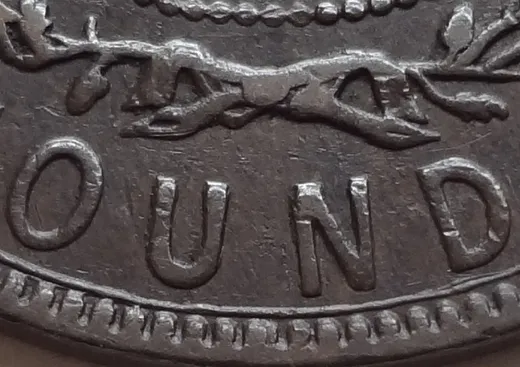 Letter Details in OUND & Wire Border Spur