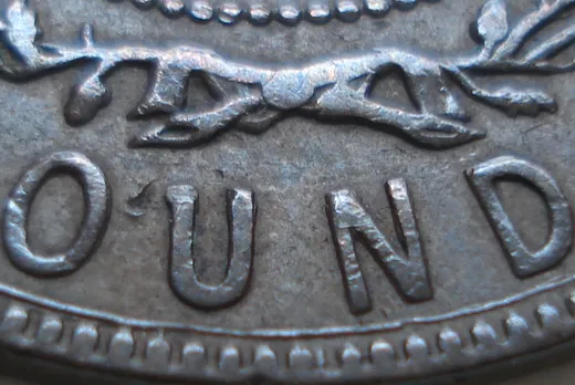 Re-engraved Letters in OUND