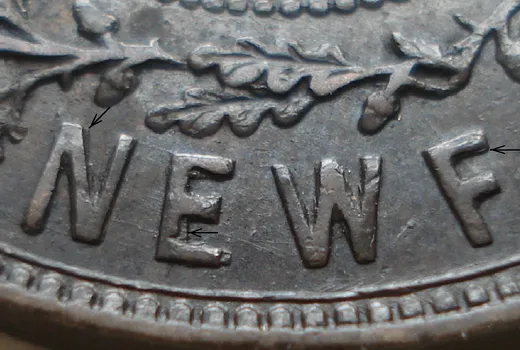 Re-engraved Letters in NEWF