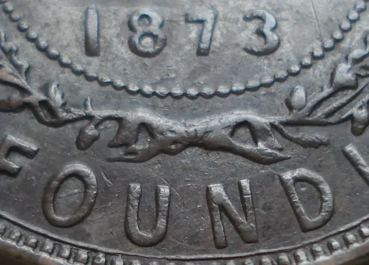 Narrow Date, Re-engraved Letters