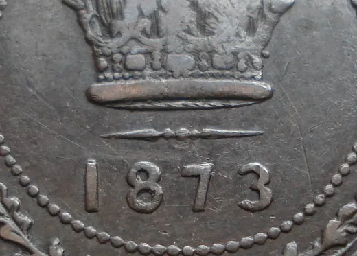 Narrow Date, Re-engraved Letters
