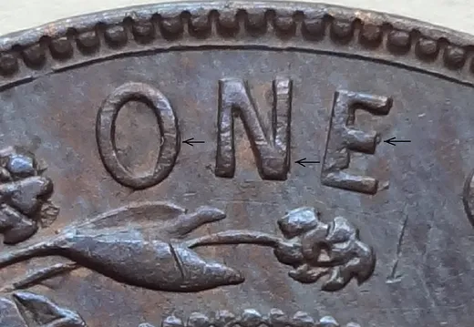 Re-engraved Letters in ONE
