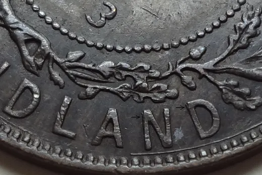 Re-engraved N & D in LAND