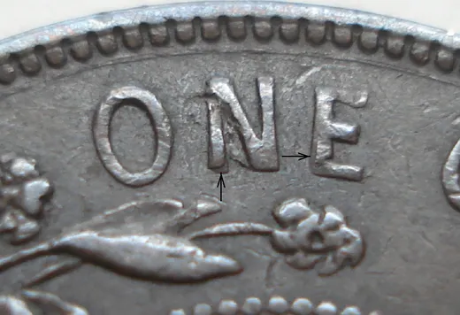 Re-engraved Letters in ONE