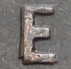 Re-engraved E in ONE