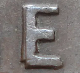 Re-engraved E in ONE