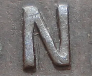 Re-engraved N in ONE