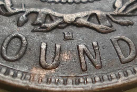 Re-engraved Letters in OUND