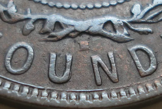 Re-engraved Letters in OUND