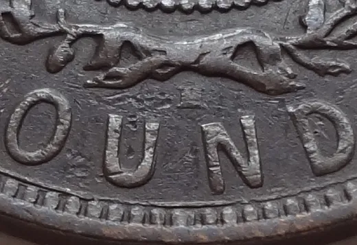 Re-engraved Letters in OUND