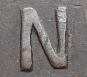 Re-engraved N in ONE