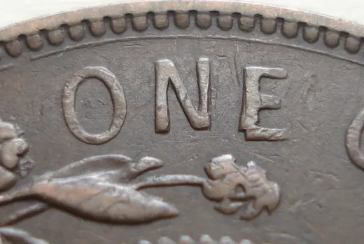 Re-engraved Letters in ONE)