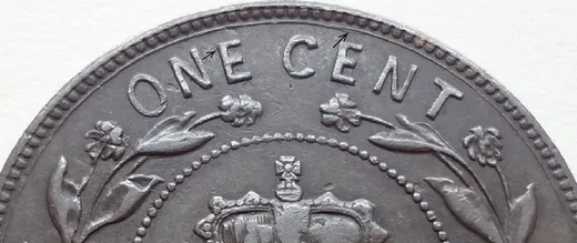 Letter Detail in ONE CENT