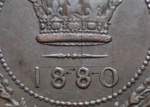 Medium Date, Repunched 8's