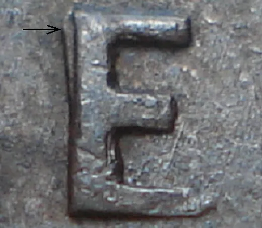 Re-engraved E in ONE