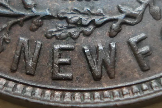 Re-engraved E & F in NEWF