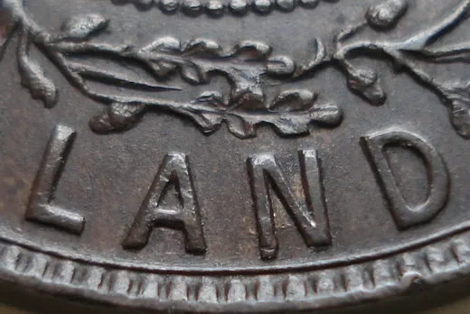 Re-engraved N & D in LAND