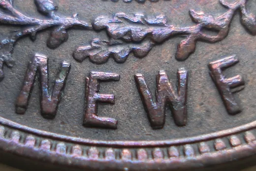 Re-engraved Letters (All) in NEWF