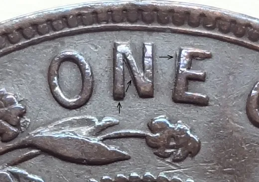 Re-engraved Letters in ONE