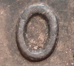 Re-engraved O in ONE