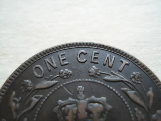 Re-engraved C in CENT