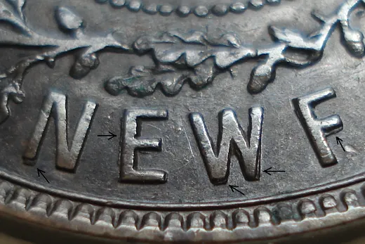 Re-engraved Letters in [NEWF]