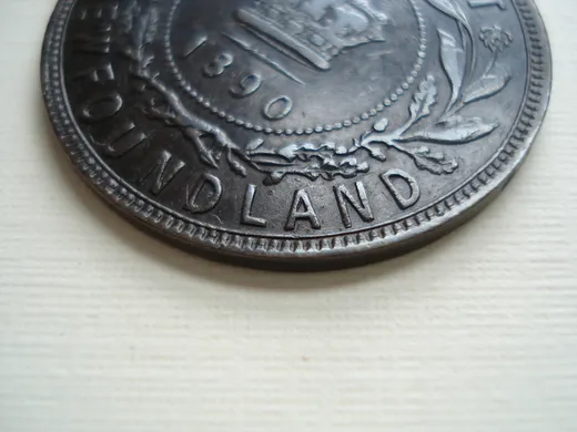 Re-engraved A in LAND