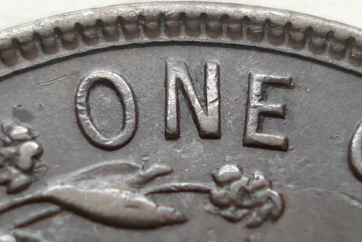 Re-engraved Letters in [ONE]