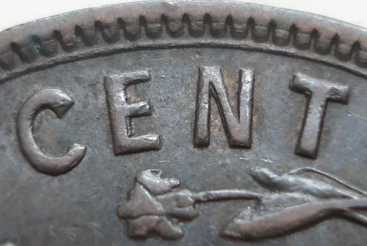 Re-engraved Letters in [CENT]
