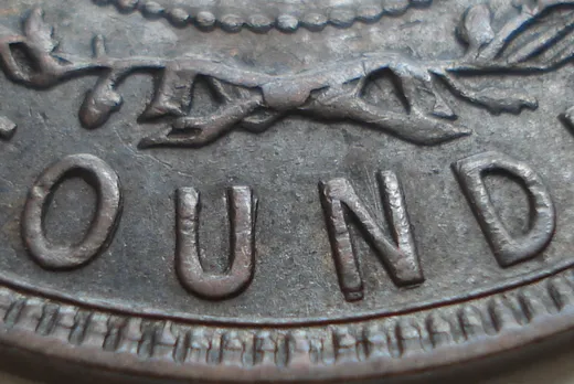 Re-engraved Letters in [OUND]