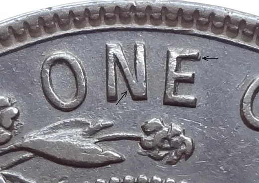 Re-engraved Letters in ONE