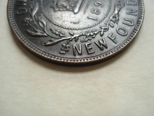 Re-engraved N in NEWF