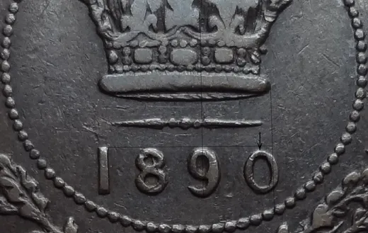 Wide Date, Re-engraved E, N & A